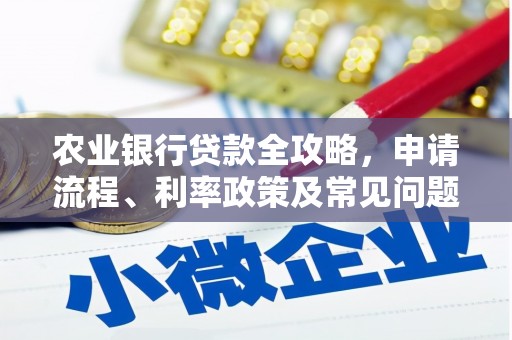 江南农业银行贷款全攻略，申请流程、利率政策及常见问题解析