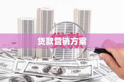 江南贷款营销方案