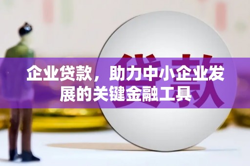 江南企业贷款，助力中小企业发展的关键金融工具