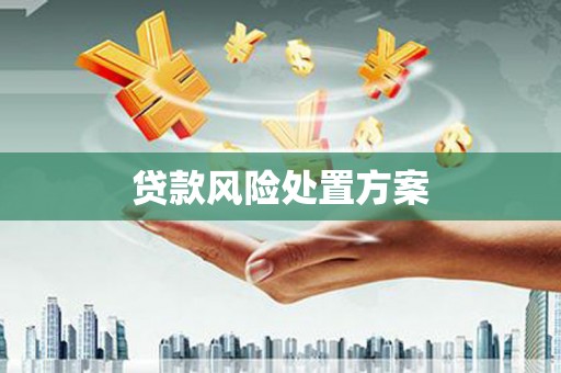 江南贷款风险处置方案