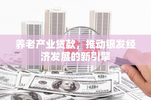 江南养老产业贷款，推动银发经济发展的新引擎