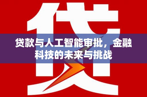 江南贷款与人工智能审批，金融科技的未来与挑战
