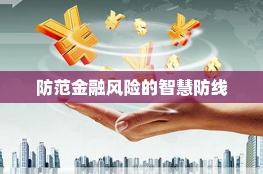 江南防范金融风险的智慧防线