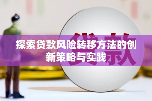 江南探索贷款风险转移方法的创新策略与实践